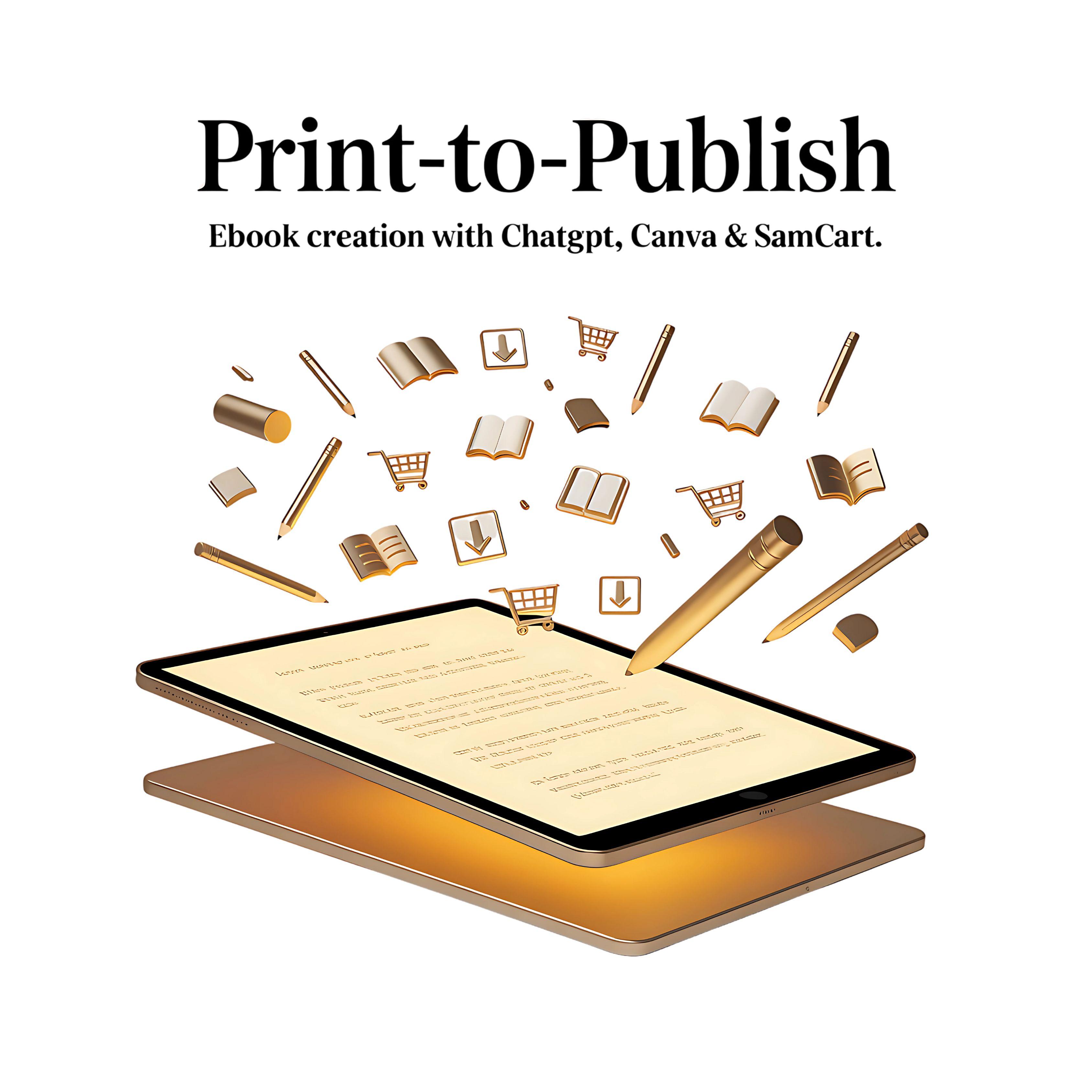 PRINT TO PUBLISH